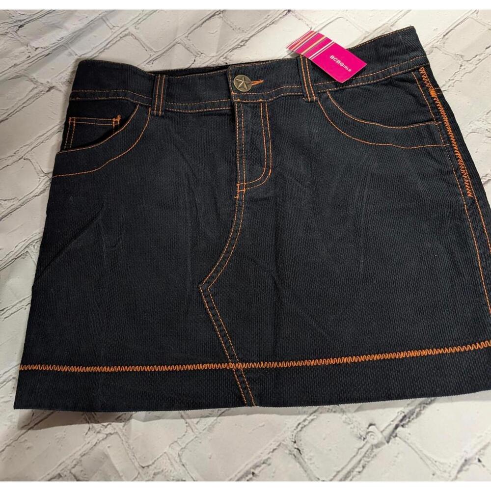 BCBGirls NWT Blue corduroy mini skirt $68‎